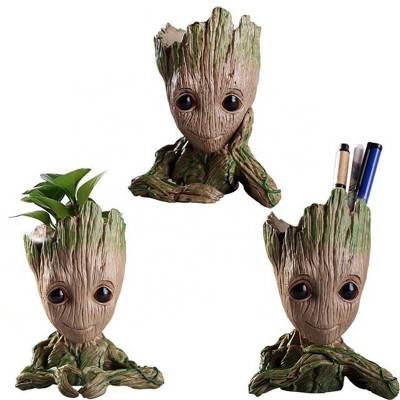 Hot Sale Action Figure Tree Man The Galaxy Home Decoration Flower Pot Kid Children Gift Souvenir Toy Pvc Baby Groot